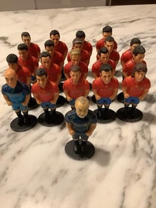 FTCHAMPS Football Action Figure Minigols Spagna Campione 2010 Lotto 20 Giocatori - Foto 1 di 7