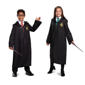 Harry Potter House Costume Hogwarts Robe By Disguise One Size Kids Fit XS - 2XL - Picture 1 of 5