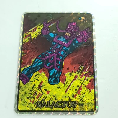 Máquina expendedora Galactus Fantastic Four pegatina prisma años 90 vintage Foto 1 de 4
