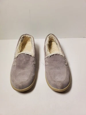 Zapatilla de mujer Vionic Lynez gris claro gamuza talla 7,5 Foto 1 de 4