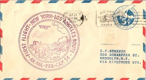 Transcontinental and Western Air First Flight Wichita Kansas - New York - 1930 - Picture 1 of 2