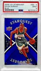 2008-09 Upper Deck Starquest Blue Super Rare Kevin Durant #SQ-9 PSA 9 MINT - Picture 1 of 2