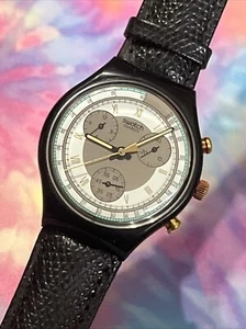 ๐ฅ New Vintage 1992 SCB109 COLOSSAL CHRONOGRAPH Swatch Watch 92 In Case ๐ - Picture 1 of 12