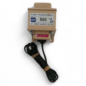 Nissho NDF-550U Voltage Converter Down Transformer AC110V~AC127V to AC100V 550w - Picture 1 of 7