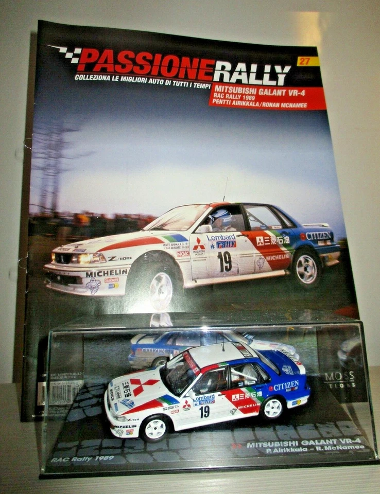MITSUBISHI GALANT VR-4 RAC RALLY 1989 CON FASCICOLO SCALA 1/43 - Immagine 1 di 1