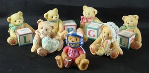 Cherished Teddies Bear Figurines, Lot of 7  - Picture 1 of 2