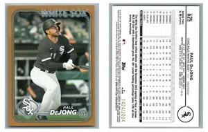 2024 TOPPS GOLD 1424/2024 BORDER 625 PAUL DeJONG WHITE SOX - Picture 1 of 1