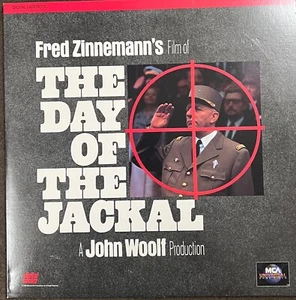 USED THE DAY OF THE JACKAL - 1973 LASERDISC 2-LD / 3 SIDES PAN & SCAN 1:33 - Picture 1 of 2