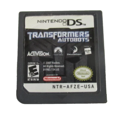 Transformers Autobots Nintendo DS Game Cartridge Only 2007 Hasbro NTR-AFZE-USA - Image 1 of 4