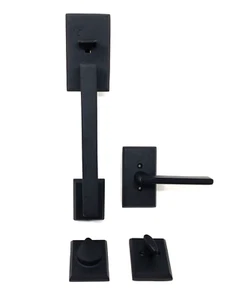 Maniglie ingresso con chiave monocilindrica componibile rettangolare moderno rustico Emtek - Foto 1 di 4