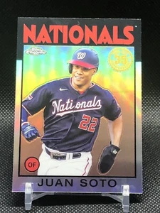 JUAN SOTO 2021 TOPPS CHROME REDUX REFRACTOR #86BC-4 WASHINTON NATIONALS MLB - Picture 1 of 2