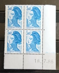 France Timbre N° 2425 En Coin Daté / Neuf** / 1986 - Picture 1 of 2