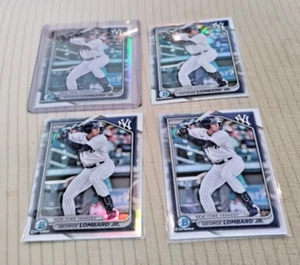 (4) George Lombard Jr NY Yankees 2024 Bowman Draft Chrome Refractor #BDC-118 - Bild 1 von 1