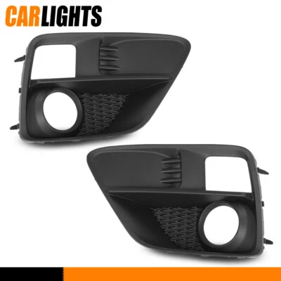 Fit For Subaru WRX STI 2015 2016 2017 2pcs Front Bumper Fog Light Hole Cover Foto 1 de 4