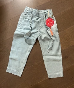 NEW with tags Scotch & Soda girl light denim pull-on pants. Size 4Y - Picture 1 of 3
