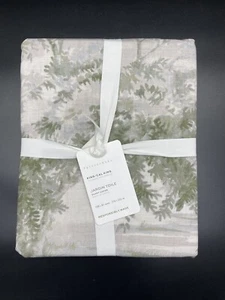 POTTERY BARN JARDIN TOILE KING / CAL KING DUVET W/ 2 EURO SHAMS NEW W TAGS GREEN - Picture 1 of 6