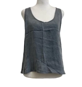 Zara Filsens grau seidig weich Racerback Tank Top Gr. M neutral Freizeit - Bild 1 von 8