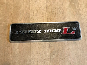 NSU Prinz 1000 L Emblem Schriftzug Schild - Bild 1 von 2