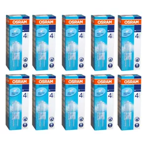 10 x Osram G4 Halogen Stiftsockellampe 5W 10W 20W 12V klar Halostar Halopin - Bild 1 von 13