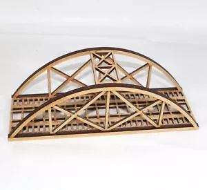 Model railway bridge Bow sngle track 00 gauge 240mm assembled / flat pack 24cm - Picture 1 of 15