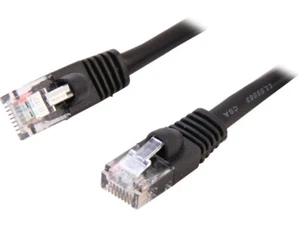 C2G 22011 15FT CAT5E Snagless Black Unshielded Ethernet Patch Cable(V16,4A-2) - Picture 1 of 6