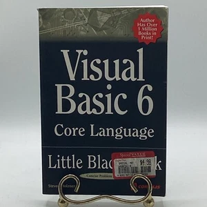 Visual Basic 6 Core Languages Little Black Book By Steven Holzner TPB Coriolis - Picture 1 of 7