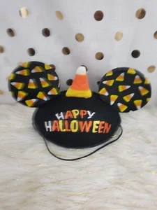 DISNEY DISNEYLAND MICKEY MOUSE EARS HAT ONE SIZE HAPPY HALLOWEEN CANDY CORN - Picture 1 of 8