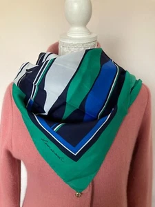 LEONARDI VINTAGE GRAPHIC SCARF - Picture 1 of 4