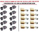 Fits Enfield Combo Of 10Pc Air Filter & 10Pc Oil Filter For 'Gt 650 & Int 650'