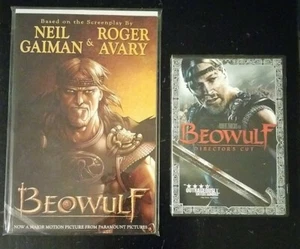 Beowulf DVD y comercio de bolsillo TPB 2007 adaptación de la película por Neil Gaiman - Imagen 1 de 4