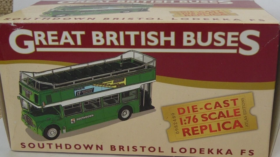 SOUTHDOWN BRISTOL LODEKKA  Atlas Great British Buses 1:76 New sealed Diecast TOY - Image 1 of 1