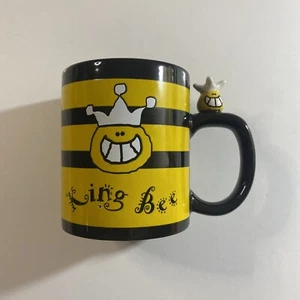 King Bee Avon Cup (Black & Yellow) Novelty Graphic Ceramic Mug Coffee/Tea - Picture 1 of 4