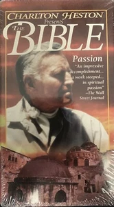 Charlton Heston Presents The Bible Passion VHS Tape Christian New Sealed SF1 - Picture 1 of 1