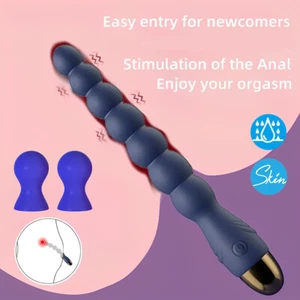 10 Speed Anal Plug Vibrator Dildo Butt Plug Prostate Massager Sex Toys For Adult - Picture 1 of 17