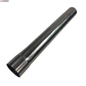 T201 Stainless Steel Tailpipe Inlet I.D. 2.25" Outlet O.D. 2.25" Length 18" - Picture 1 of 6