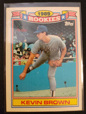 1989 Topps Traded Kevin Brown The Rookies Card 5 of 33         L3