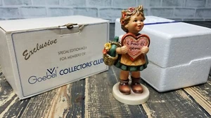 Goebel Collector's Club Special Edition No. 1 "Valentine Gift" #387 with BOX - Picture 1 of 8