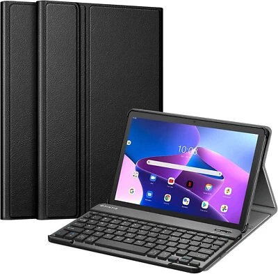 Keyboard Case for Lenovo Tab M10 (3rd Gen) 10.1" (2022) Lightweight Stand Cover - Image 1 of 4