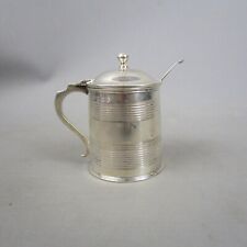 GEORGIAN STERLING SILVER SAUCE POT LINED DETAIL ANTIQUE 1807 LONDON GEORGE III