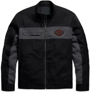 Giacca uomo pelle squalo casual cotone duro rame nero leggera - Foto 1 di 2