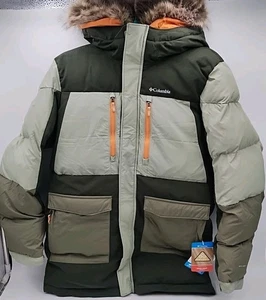 Parka Columbia Marquam Peak Fusion II - verde, taglia Youth Large NUOVO (#P2-B5) - Foto 1 di 11