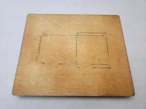 AccuCut Cutting Die L1850CJA Library Pocket Crease (1 of 2) 29.75" x 11.75" - Picture 1 of 3