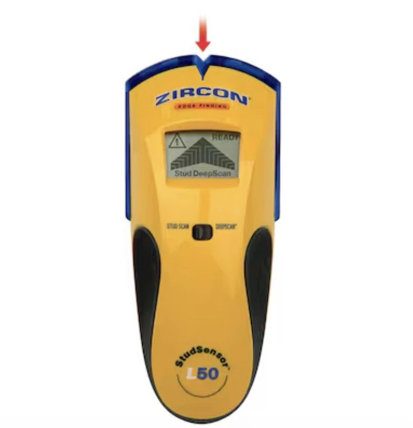 $24.99 Zircon StudSensor L50 Stud Finder with WireWarning 1.5-in Scan (020) - Image 1 of 4
