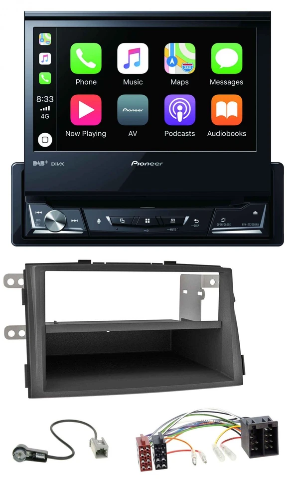 Pioneer DVD Bluetooth DAB USB MP3 Autoradio für Kia Sorento II (XM, 2009-2012) - Bild 1 von 4