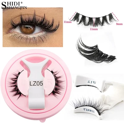 Reusable Magnetic Lashes Wispy Full Glam Volume Length D-curl Fox Eye Easy Use - Image 1 of 3