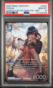 Final Fantasy TCG: Vesvia - Legacy Collection Full Art Foil (PSA 10 GEM MINT) - Picture 1 of 2