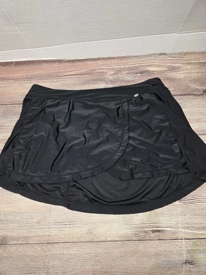 Maiô de banho feminino Zeroxposur tamanho 3X preto sólido parte inferior do biquíni - Imagem 1 de 4