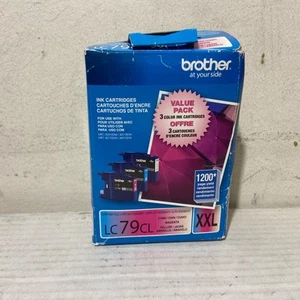 Genuine Brother LC79CL XXL Cyan, Magenta, & Yellow Ink Set Date: 05/2015 - Picture 1 of 4
