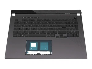 Oryginalna klawiatura Asus ROG Strix G17 G713QR z Topcase DE (niemiecki) czarna/g - Zdjęcie 1 z 4
