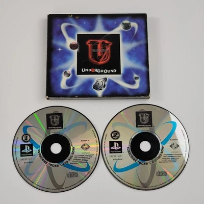 PlayStation Underground Vol. 3 Double Disc Demo w/ PaRappa the Rapper PS1 VG - Image 1 of 4